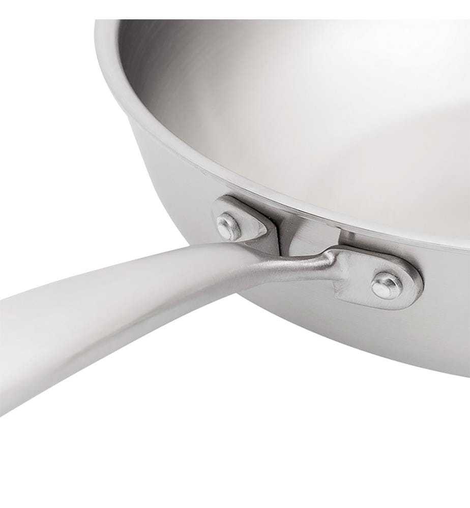 3er-Set Pfannen 24-28-32 cm - Silber