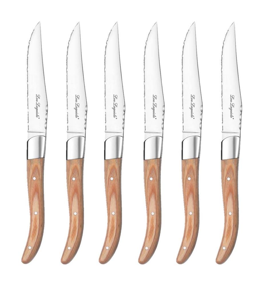 Louis - Set mit 6 Steakmessern Buche