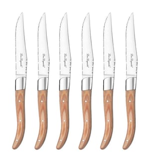 Louis - Set mit 6 Steakmessern Buche