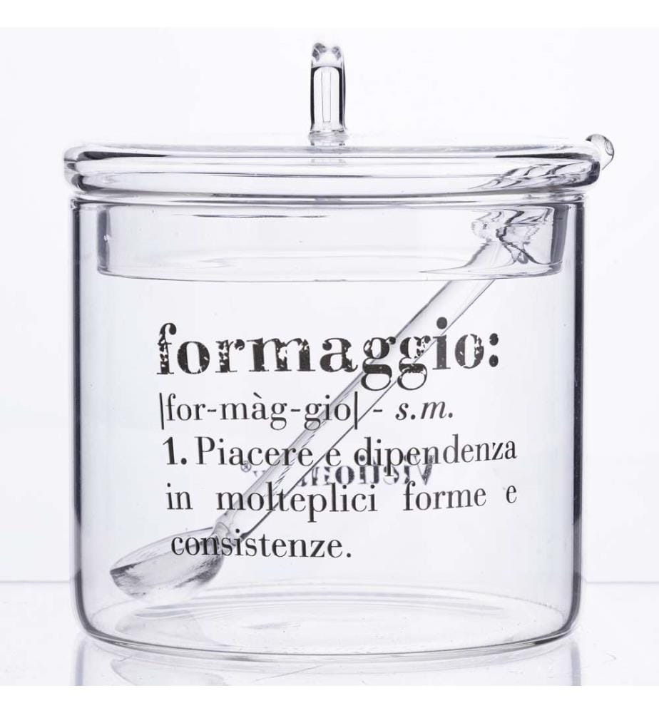 Victionary Käseglasset mit Löffel - Transparent