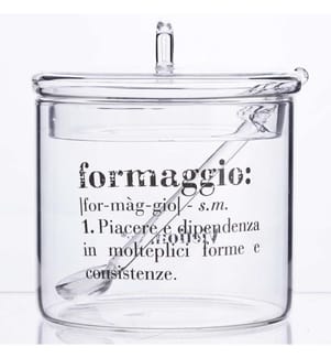 Victionary Käseglasset mit Löffel - Transparent