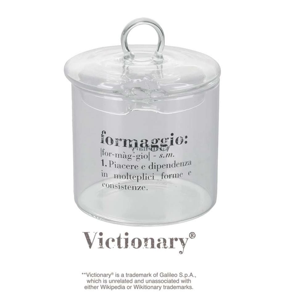 Victionary Käseglasset mit Löffel - Transparent