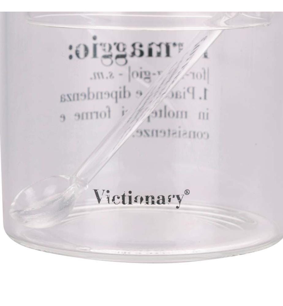 Victionary Käseglasset mit Löffel - Transparent