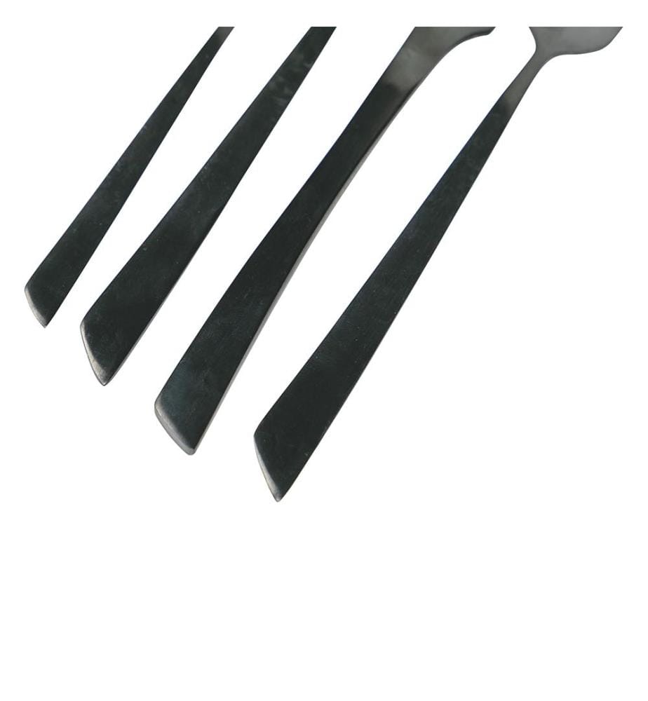 24-teilige Besteckgarnitur Cut - Schwarz