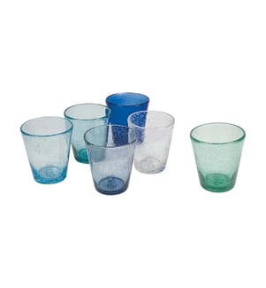 6er-Set Wassergläser Cancun Tide - Blau