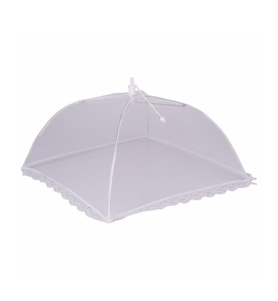 Quadratische weisse Abdeckhaube 48 cm