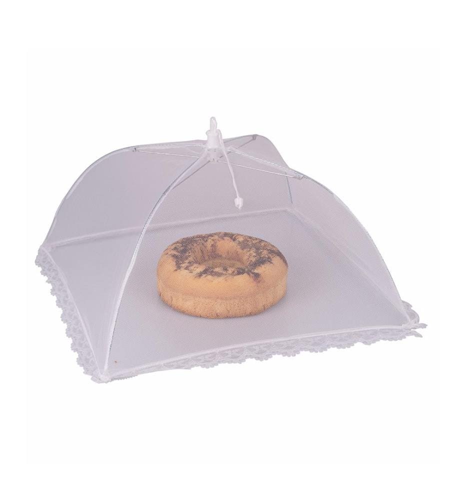 Quadratische weisse Abdeckhaube 48 cm