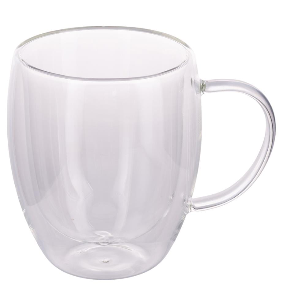 Transparente, doppelwandige Tasse - 370 ml