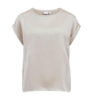 Viellette Satin Top - Zement