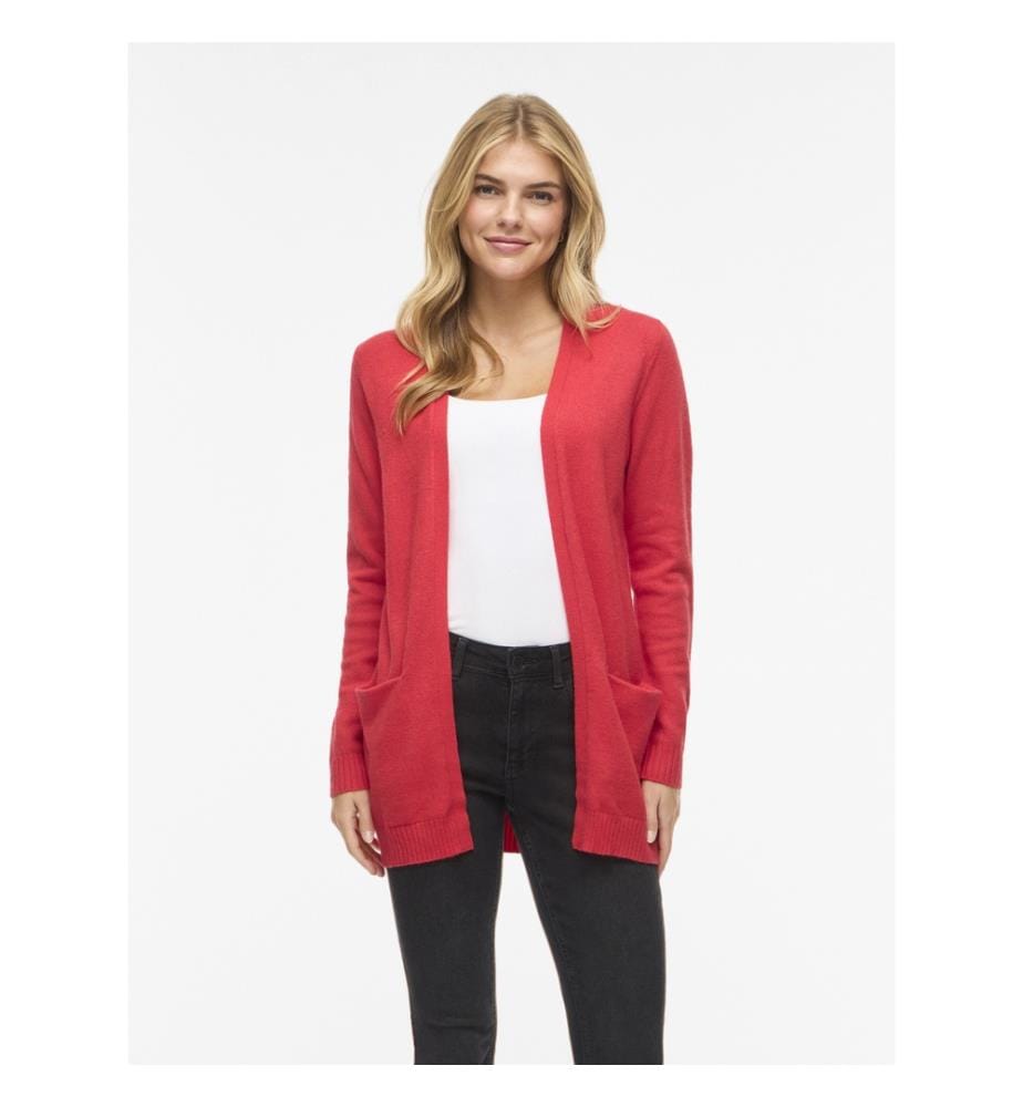 Strickjacke - Kirschblüte Light Melange