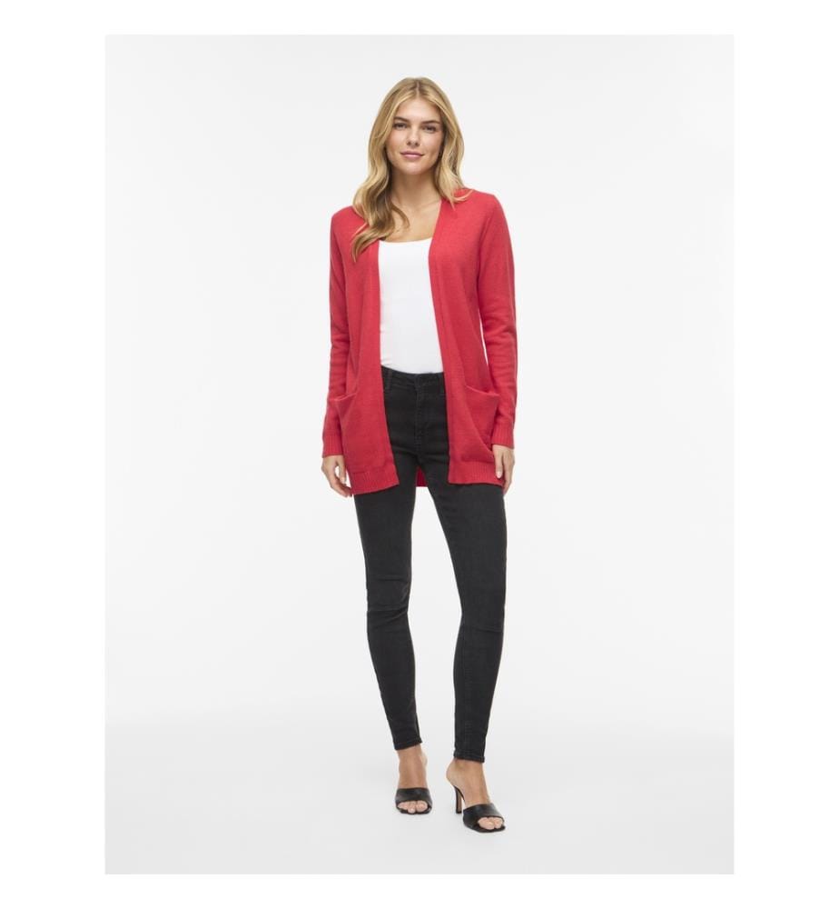 Strickjacke - Kirschblüte Light Melange
