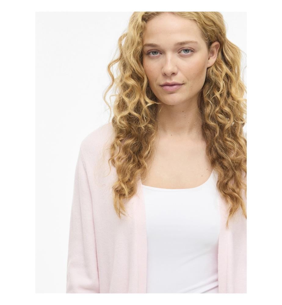 Strickjacke - Hibiskus Dunkel Melange