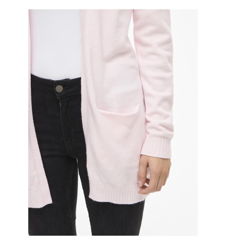 Strickjacke - Hibiskus Dunkel Melange