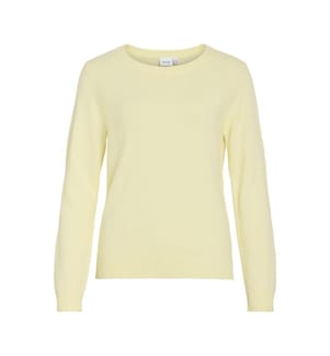 Pullover - Pastellgelb Dunkelmelange
