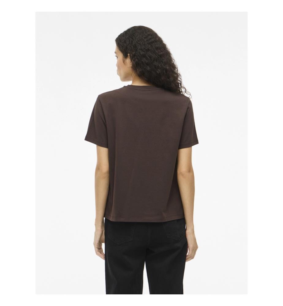 Vinora Kurzarm T-Shirt - Braun