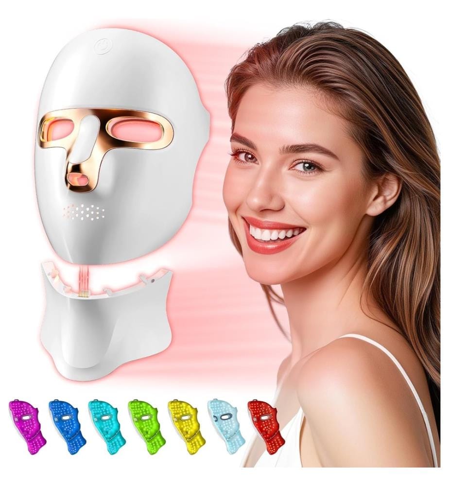 LED-Gesichtsmaske mit rotem Licht