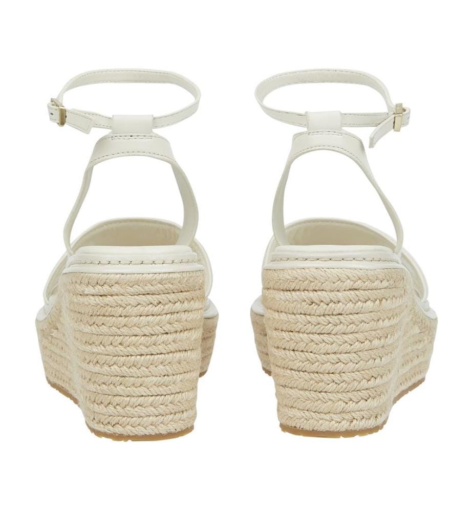 Sandalen mit Absatz Wedge - Weiss