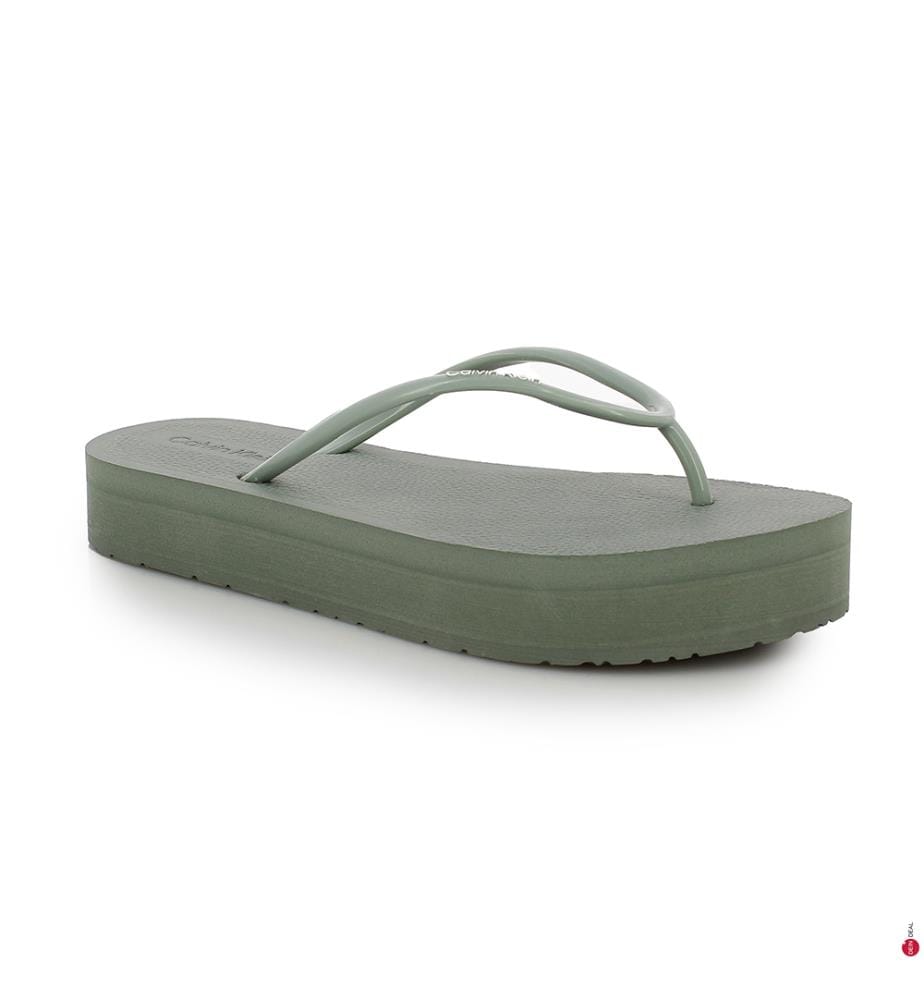 Flip-Flops Flatform Ff Deboss Logo Tpu - Khaki
