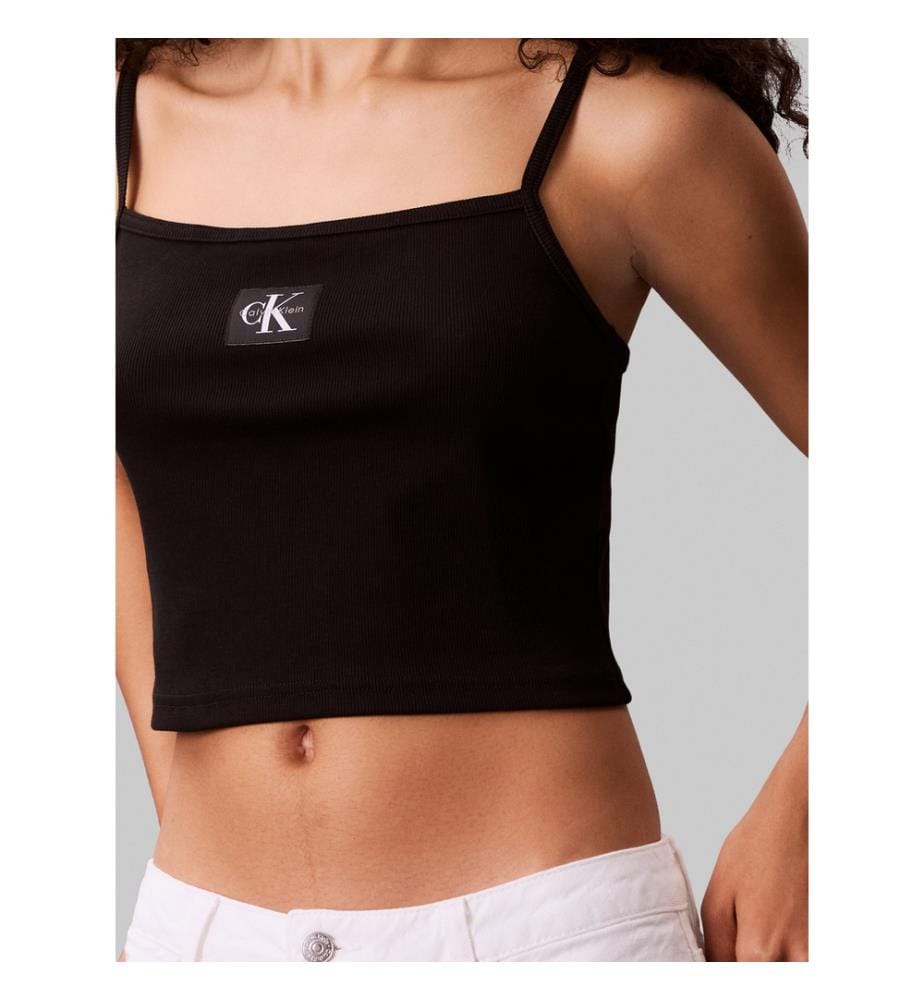 Crop-Top - Schwarz