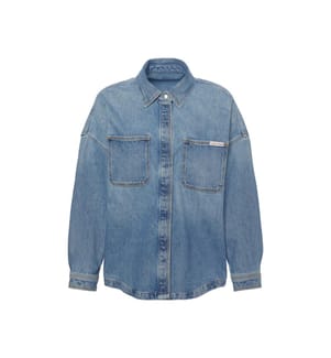 Jeanshemd Denim Boyfriend Shirt Overnight - Nachtblau