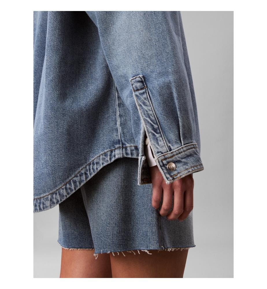 Jeanshemd Denim Boyfriend Shirt Overnight - Nachtblau