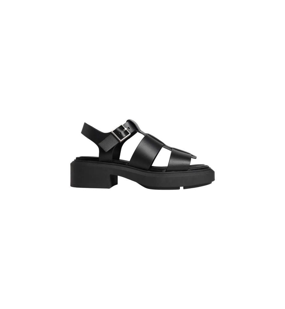 Fisherman Sandalen aus Leder - triple black
