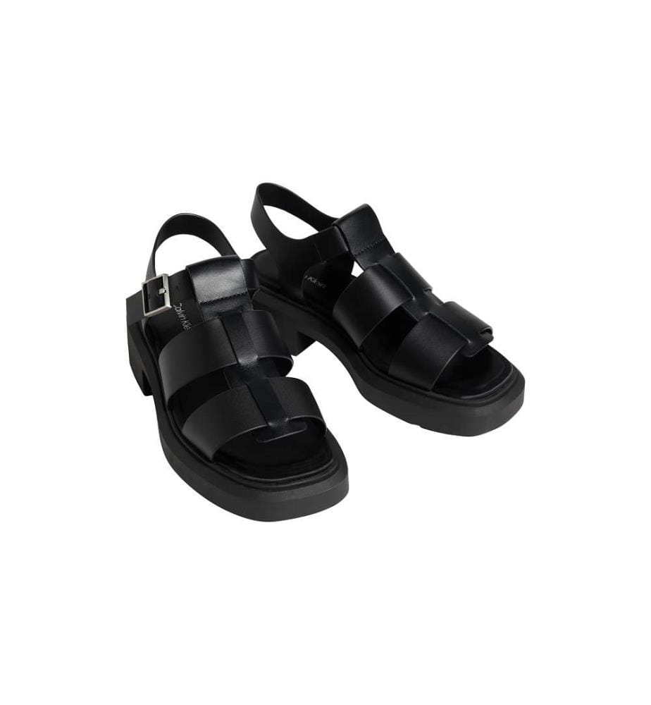 Fisherman Sandalen aus Leder - triple black