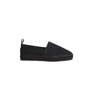 Espadrilles Canvas Logo - triple black