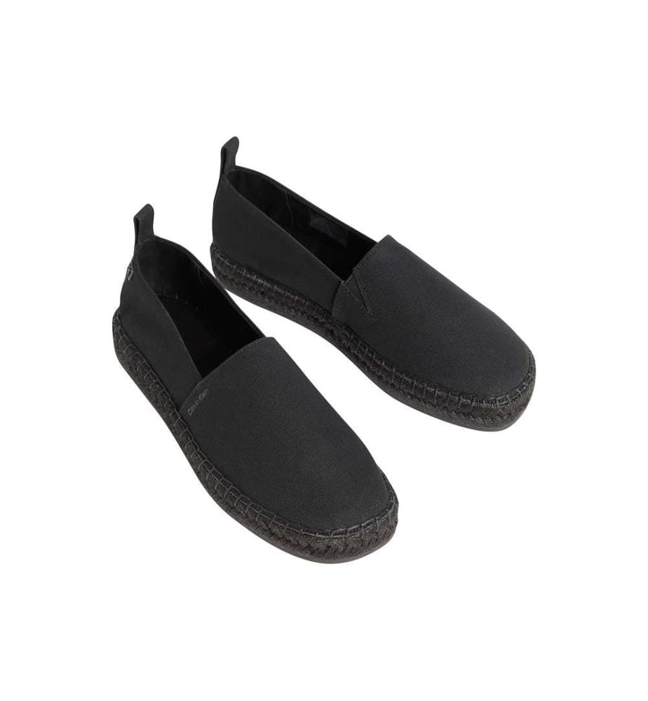 Espadrilles Canvas Logo - triple black