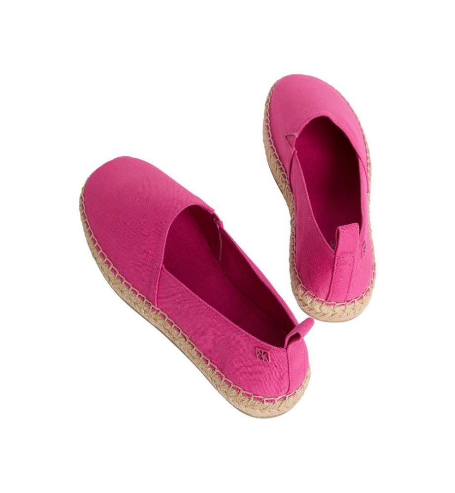 Espadrilles Canvas Logo - pink yarrow