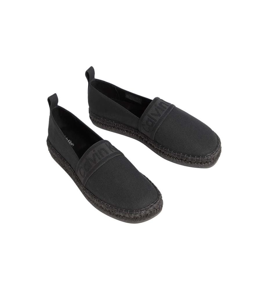 Espadrilles Canvas Logo - triple black