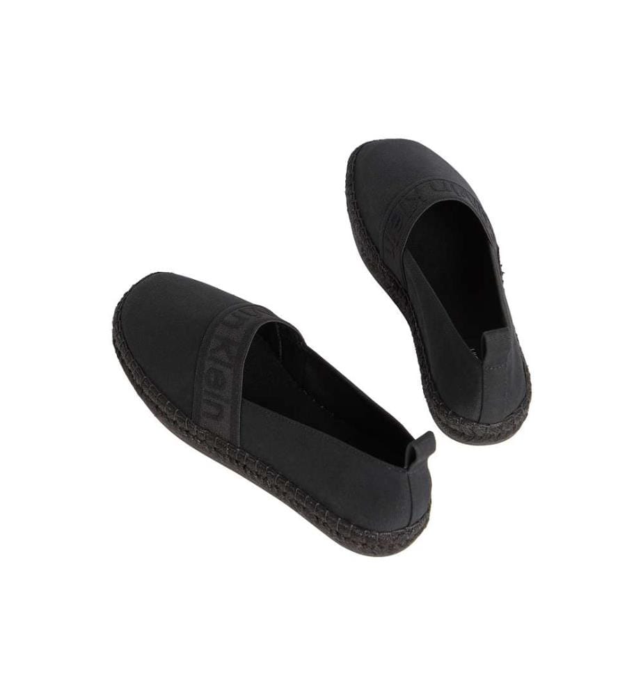 Espadrilles Canvas Logo - triple black