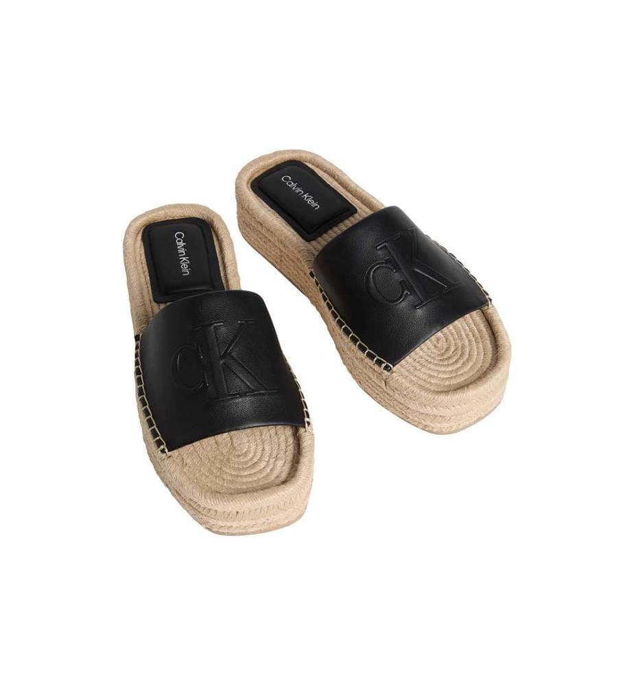 Sandalen Espadrilles Platform - ck black