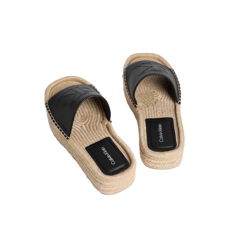 Sandalen Espadrilles Platform - ck black