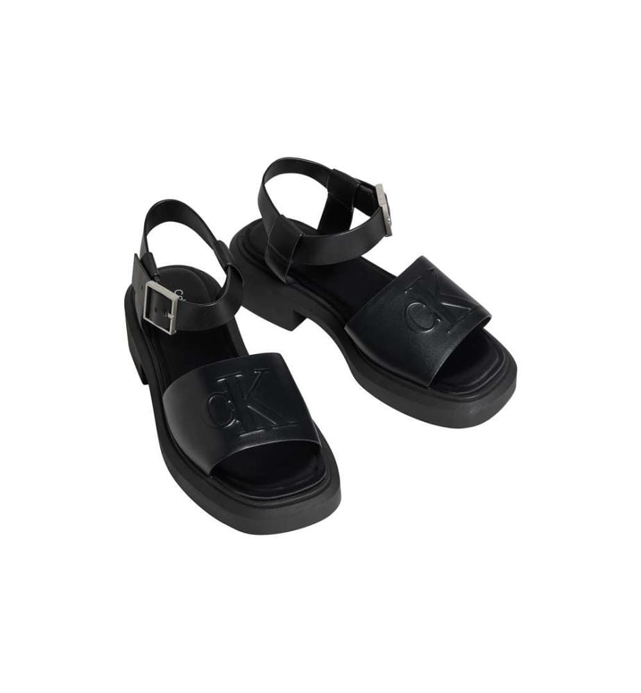 Sandales Chunky en Cuir - triple black