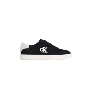Sneaker Daim - black/bright white