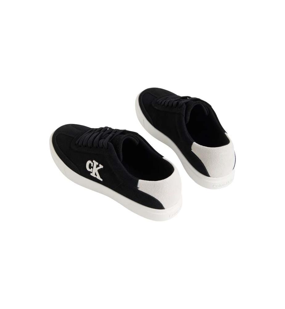 Sneaker Daim - black/bright white