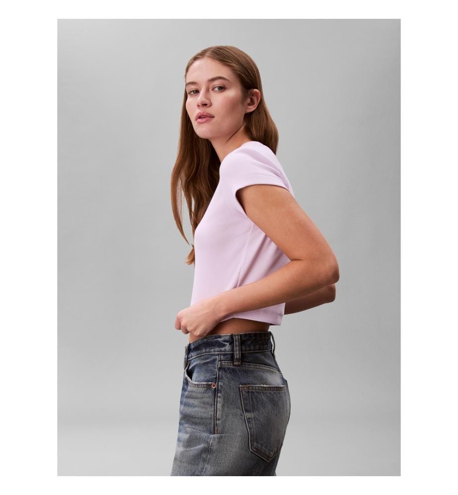 T-Shirt Monologo Baby Rib Tee - Mehrfarbig