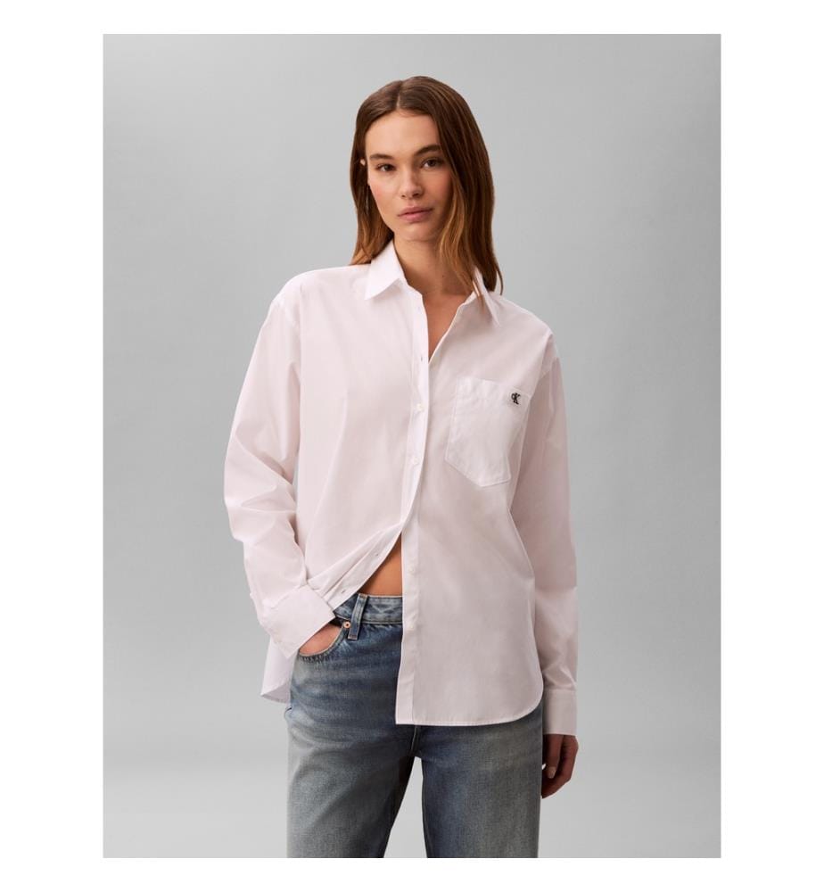 Relaxed Fit Hemd - Weiss