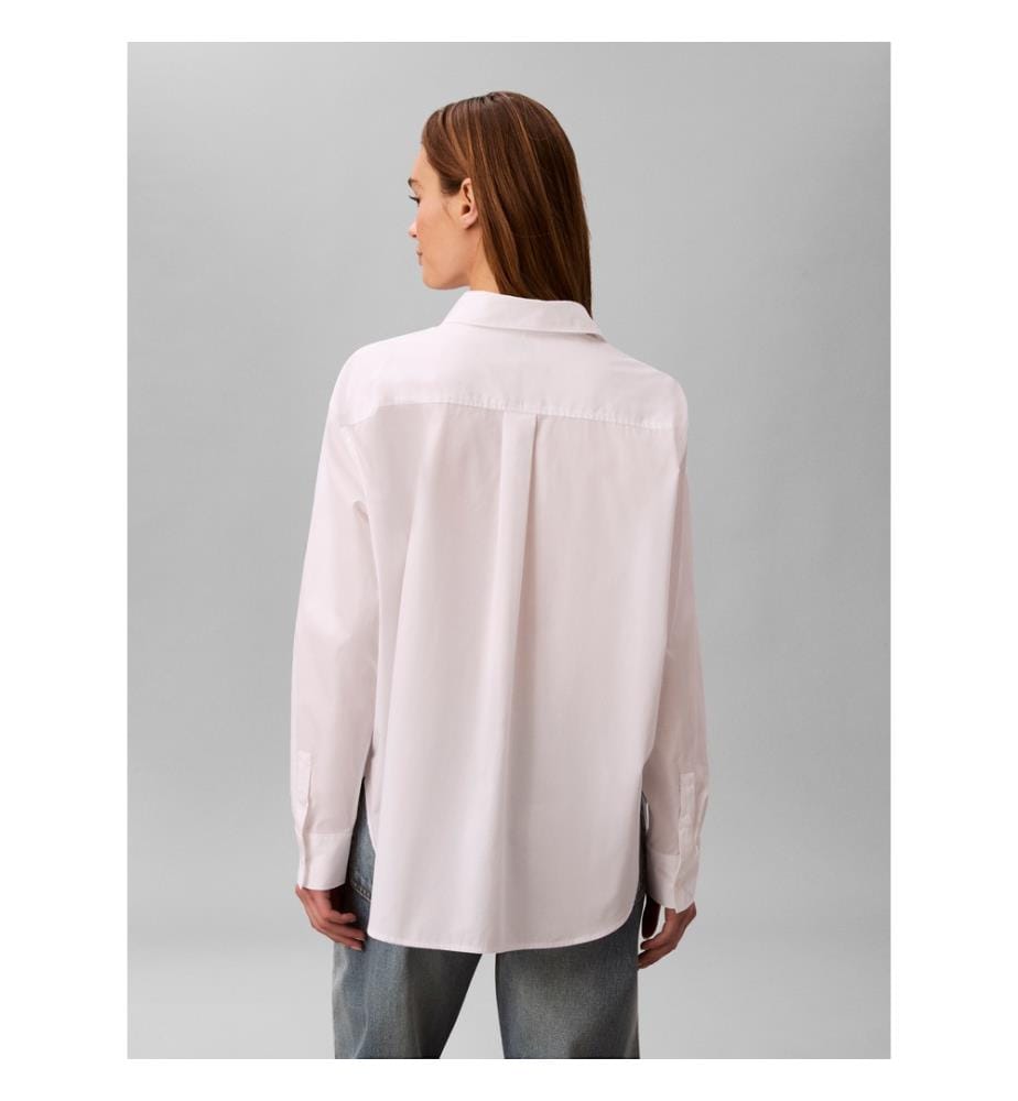 Relaxed Fit Hemd - Weiss