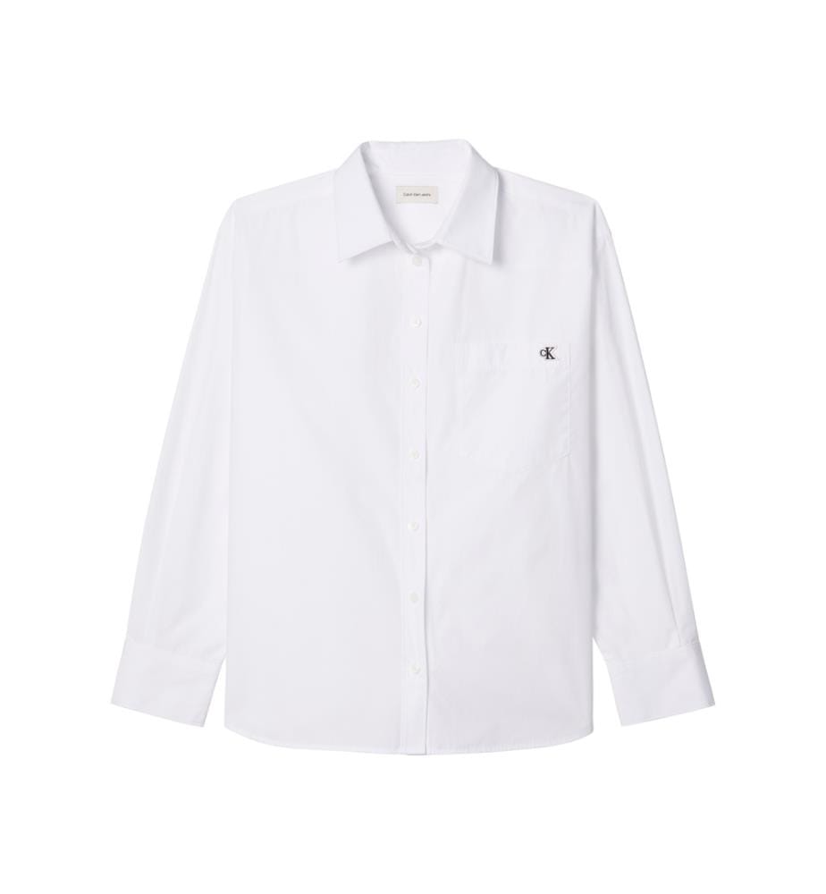 Relaxed Fit Hemd - Weiss