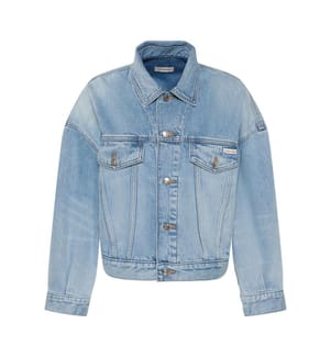 Jeansjacke im Relaxed-Schnitt - Hellblau