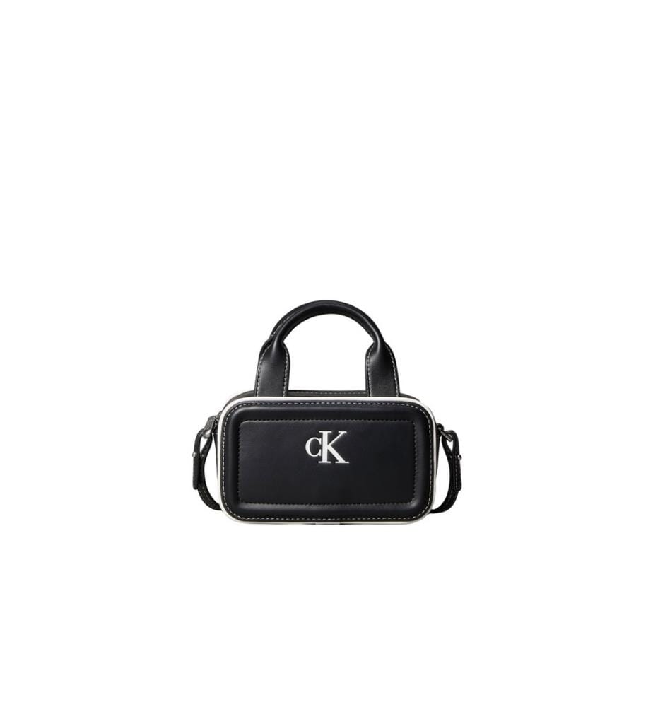Mini-Handtasche mit CK-Logo – Schwarz