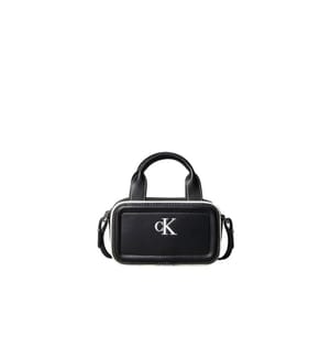 Mini-Handtasche mit CK-Logo – Schwarz