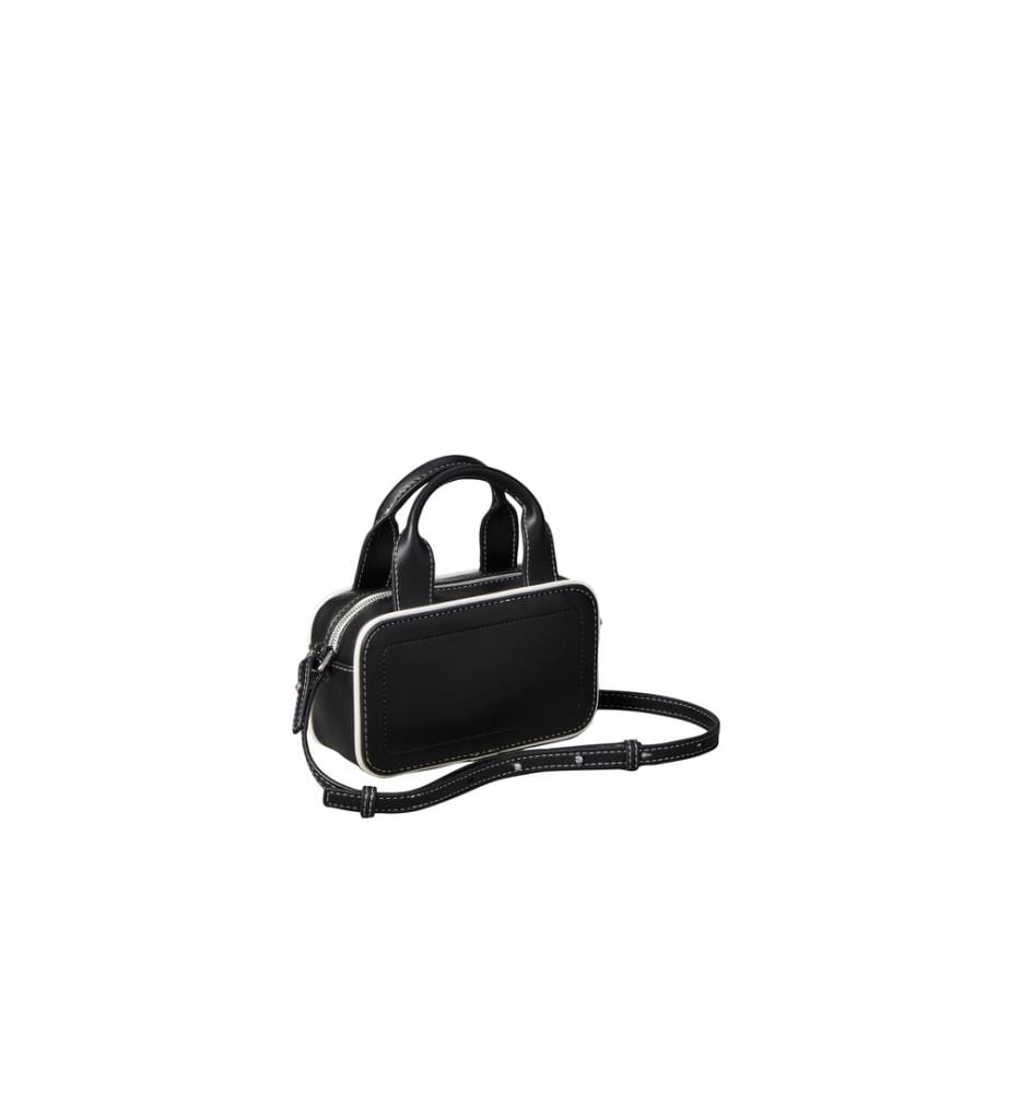 Mini-Handtasche mit CK-Logo – Schwarz