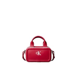 Mini-Handtasche mit CK-Logo – Rot