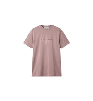 Boxy-T-Shirt mit Logo – Rosa