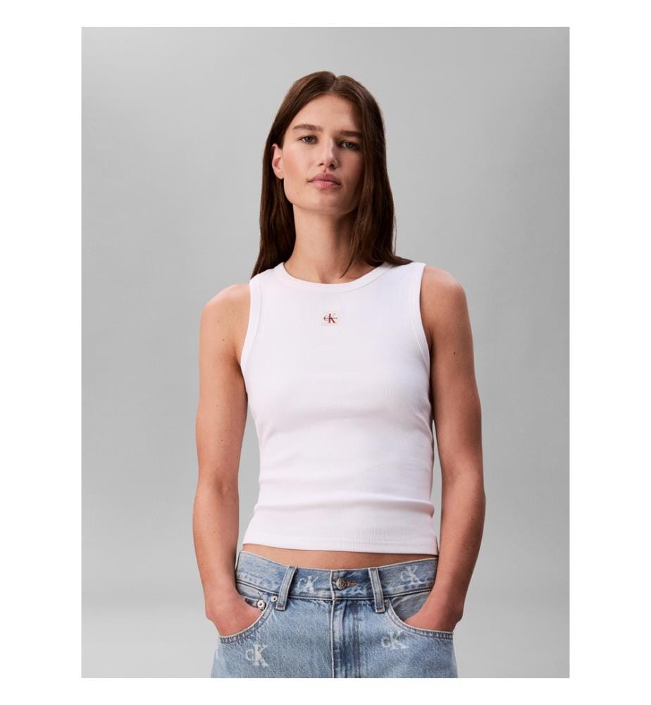 Woven Tank Top - Weiss