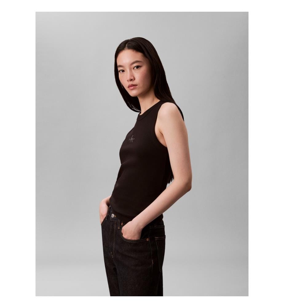 Monogram Tanktop - Schwarz