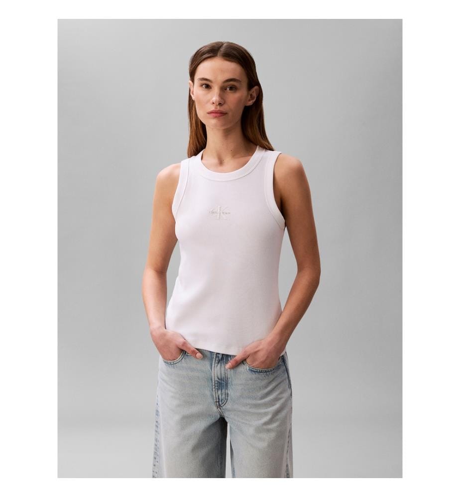 Monogram Tanktop - Weiss